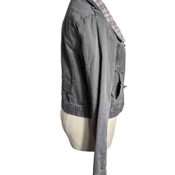 Sound & Matter Vintage Gray  Cropped Jacket - Picture 3 of 9